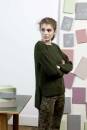 Knitting set Sweater  with knitting instructions in garnwelt box in size S