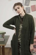 Knitting set Long jacket  with knitting instructions in garnwelt box in size L