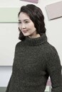 Knitting set Sweater  with knitting instructions in garnwelt box in size L