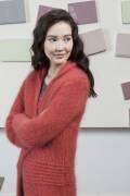 Strickset Jacke Lang Yarns MOHAIR LUXE mit Anleitung in garnwelt-Box S