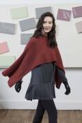 Knitting set Cape  with knitting instructions in garnwelt box