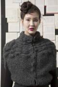 Strickset Langer Mantel Lang Yarns PASSIONE mit Anleitung in garnwelt-Box S-M