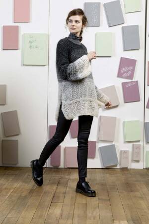 Strickset Pullover Lang Yarns LUSSO mit Anleitung in garnwelt-Box S