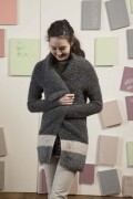 Knitting set Jacket  with knitting instructions in garnwelt box in size XL