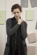 Strickset Jacke Lang Yarns YARA / YAK mit Anleitung in garnwelt-Box S