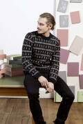Strickset Pullover Lang Yarns YAK TWEED mit Anleitung in...
