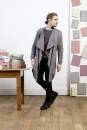 Strickset Jacke Lang Yarns YAK TWEED mit Anleitung in garnwelt-Box