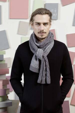 Knitting set Scarf  with knitting instructions in garnwelt box