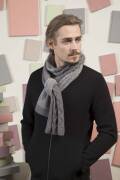 Knitting set Scarf  with knitting instructions in garnwelt box in size ca 29.5 x 192 cm