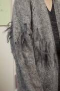 Knitting set Jacket MOHAIR LUXE with knitting instructions in garnwelt box in size S-M