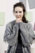 Knitting set Jacket MOHAIR LUXE with knitting instructions in garnwelt box in size S-M