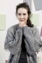 Knitting set Jacket MOHAIR LUXE with knitting instructions in garnwelt box in size S-M