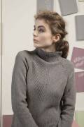 Knitting set Sweater  with knitting instructions in garnwelt box in size S