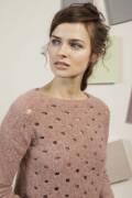 Knitting set Sweater  with knitting instructions in garnwelt box in size S