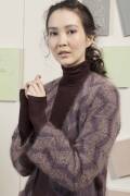 Strickset Jacke Lang Yarns MERINO  LACE / MOHAIR LUXE mit Anleitung in garnwelt-Box