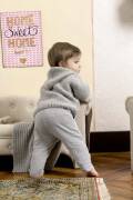 Knitting set Hoodie BABY ALPACA with knitting instructions in garnwelt box in size 104