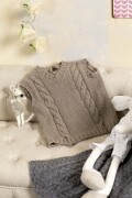 Strickset Pullunder Lang Yarns CASHMERE COTTON mit Anleitung in garnwelt-Box 92-98