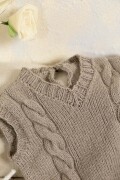 Strickset Pullunder Lang Yarns CASHMERE COTTON mit Anleitung in garnwelt-Box 92-98