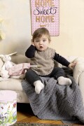 Strickset Pullunder Lang Yarns CASHMERE COTTON mit Anleitung in garnwelt-Box 92-98