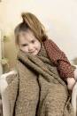 Strickset Babydecke Lang Yarns DONEGAL mit Anleitung in garnwelt-Box ca 82 x 80 cm