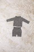 Knitting set Sweater DONEGAL with knitting instructions in garnwelt box in size 68-74