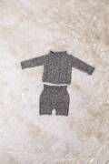 Knitting set Baby leggins DONEGAL with knitting instructions in garnwelt box in size 80-86