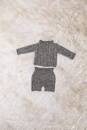 Knitting set Baby leggins DONEGAL with knitting instructions in garnwelt box in size 80-86