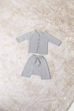 Strickset Jacke Lang Yarns BABY COTTON mit Anleitung in garnwelt-Box