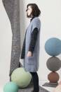 Knitting set Long waistcoat  with knitting instructions in garnwelt box in size S