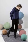 Strickset Oversize Pullover Lang Yarns VELLUTO mit Anleitung in garnwelt-Box
