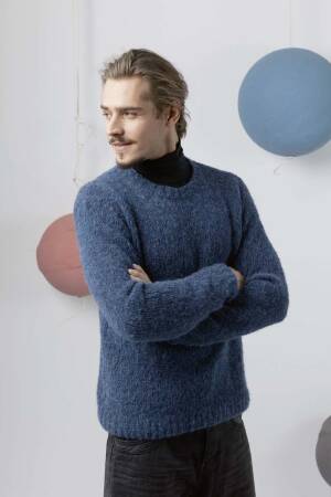 Strickset Pullover Lang Yarns PASSIONE mit Anleitung in garnwelt-Box