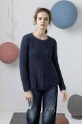 Strickset Pullover Lang Yarns MALOU LIGHT mit Anleitung in garnwelt-Box S