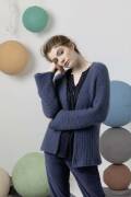 Strickset Jacke Lang Yarns CASHMERE LIGHT mit Anleitung in garnwelt-Box S
