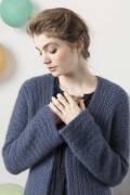 Strickset Jacke Lang Yarns CASHMERE LIGHT mit Anleitung in garnwelt-Box S