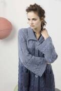 Strickset Mantel Lang Yarns LUSSO mit Anleitung in garnwelt-Box S-M