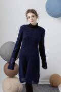 Strickset Kleid Lang Yarns MOHAIR LUXE mit Anleitung in...