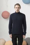 Strickset Herrenpullover Lang Yarns CASHMERE COTTON mit Anleitung in garnwelt-Box S