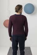 Strickset Herrenpullover Lang Yarns STOCKHOLM mit Anleitung in garnwelt-Box