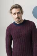 Strickset Herrenpullover Lang Yarns STOCKHOLM mit Anleitung in garnwelt-Box S