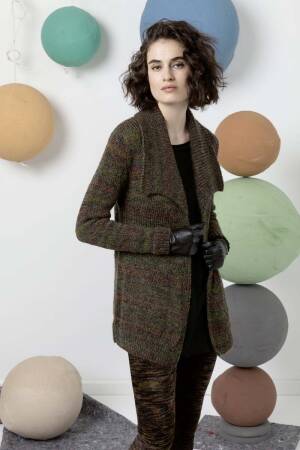 Strickset Jacke Lang Yarns FINN mit Anleitung in garnwelt-Box S