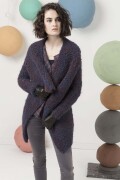 Strickset Verschlusslose Jacke Lang Yarns BRUNA mit Anleitung in garnwelt-Box L