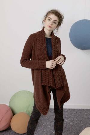 Strickset Jacke Lang Yarns NOVA mit Anleitung in garnwelt-Box S