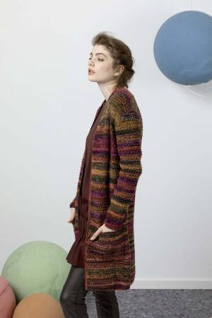 Strickset Mantel Lang Yarns BJöRK mit Anleitung in garnwelt-Box S