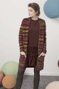 Knitting set Coat  with knitting instructions in garnwelt box in size L