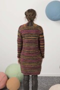 Knitting set Coat  with knitting instructions in garnwelt box in size L