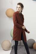 Knitting set Coat  with knitting instructions in garnwelt box