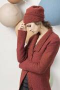 Knitting set Coat  with knitting instructions in garnwelt...
