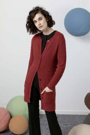 Strickset Lange Jacke Lang Yarns ZERO mit Anleitung in garnwelt-Box S
