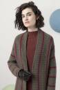 Knitting set Crocheted coat  with knitting instructions in garnwelt box