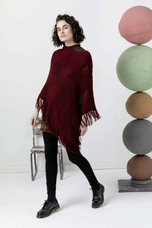 Knitting set Poncho  with knitting instructions in garnwelt box